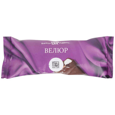 Эскимо Baskin Robbins Велюр сливочное ваниль с шоколадом в тёмном шоколаде 8%, 70г