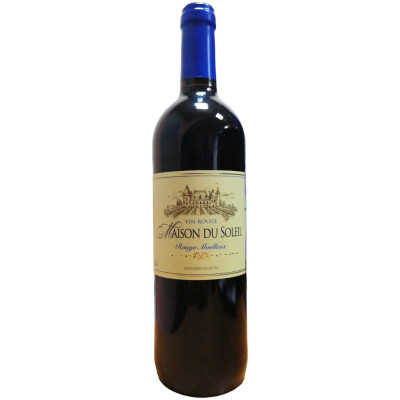 Вино Vin Rouge Maison Du Soleil красное полусладкое 10,5%, 750мл