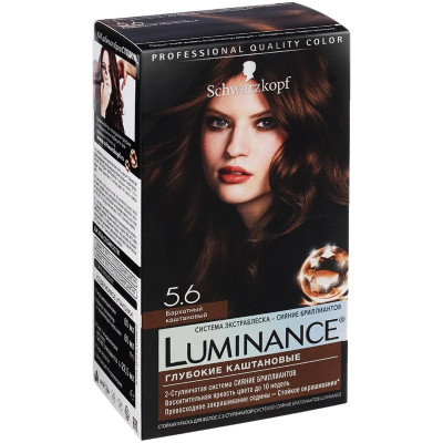 Краска для волос Luminance Глубокие каштановые стойкая тон 5.6