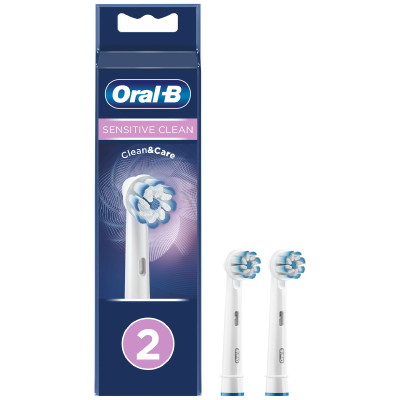 Насадка для электрической зубной щетки Oral B Sensitive Clean EB60, 2шт