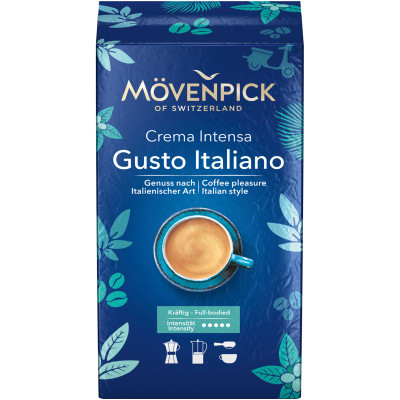 Кофе Movenpick Gusto Italiano натуральный жареный молотый, 250г