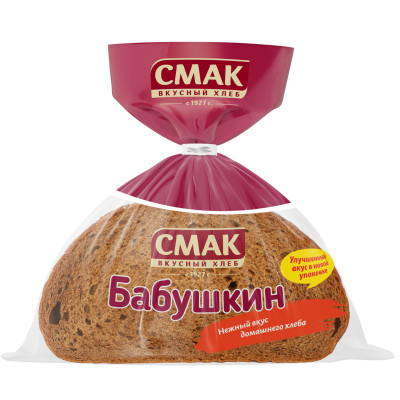 Хлеб Смак Бабушкин подовый нарезанный, 300г