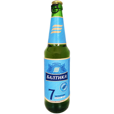 Пиво светлое Балтика Экспортное №7 5.4%, 450мл