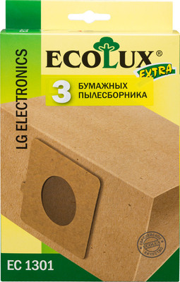 Мешок-пылесборник EcoLux Extra EC1301 бумажный для пылесосов LG, 3шт
