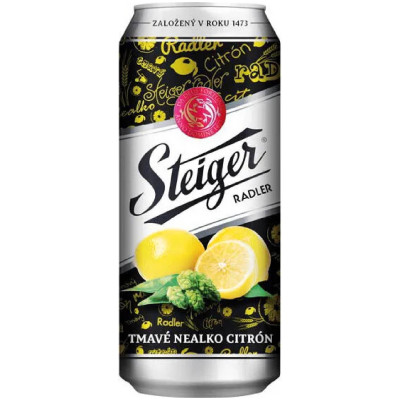 Пиво Steiger безалкогольное тёмное, 500мл