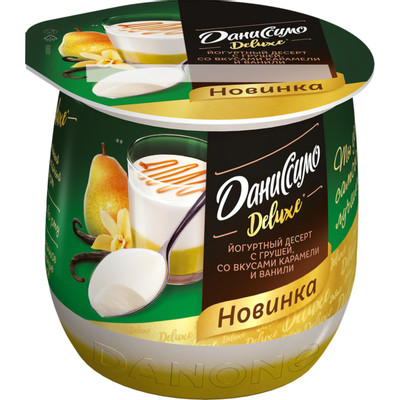 Пудинг Даниссимо Deluxe ваниль-карамель 4.2%, 160г