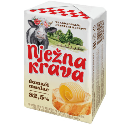 Крем Njezna Krava на растительных маслах 82.5%, 180г