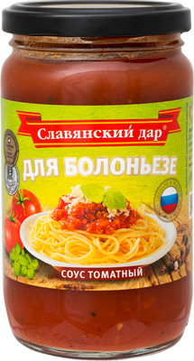 Соус томатный Славянский Дар для болоньезе, 360мл