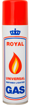 Газ Royal для заправки зажигалок, 250мл