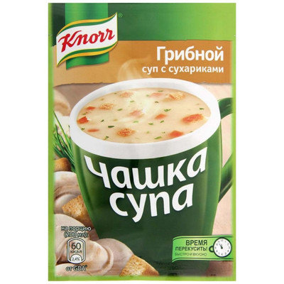 Суп Knorr грибной с сухариками, 15.5г