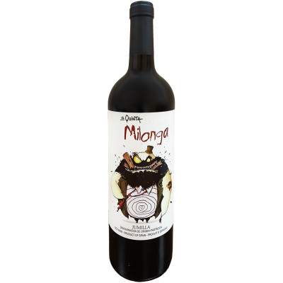 Вино La Quinta Milonga сортовое красное полусухое категория DOP, 750мл