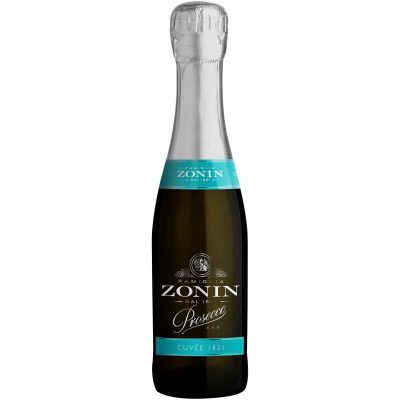 Вино игристое Zonin Просекко белое брют 11%, 200мл