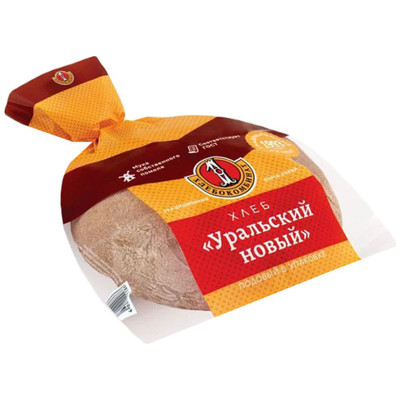 Хлеб Первый ХК Уральский новый ржано-пшеничный подовый, 600г