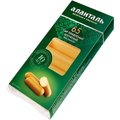 Сыр плавленный Аланталь копчёный 40%, 140г