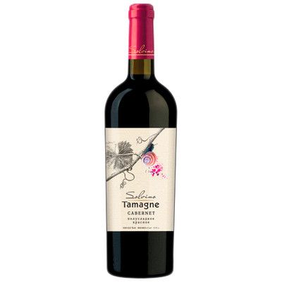 Вино Solvino Каберне красное полусладкое 12%, 750мл