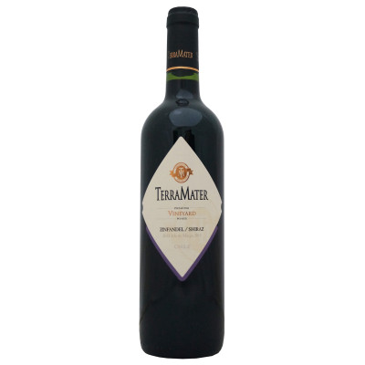 Вино TerraMater Zinfandel Shiraz красное сухое 13.5%, 750мл