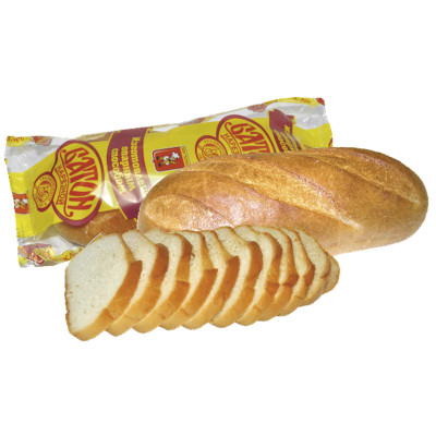 Батон ЗАО Хлеб нарезной высший сорт, 330г