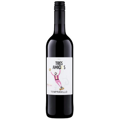 Вино Tempranillo Tres Amigos красное сухое 11%, 750мл