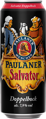 Пиво Paulaner Salvator тёмное нефильтрованное 7.9%, 500мл