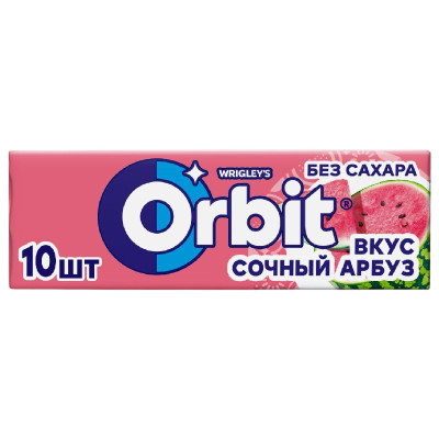 Жевательная резинка Orbit Сочный арбуз, 13.6г