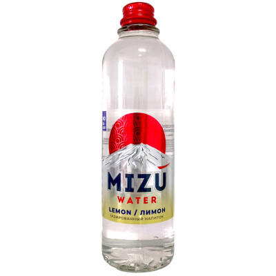 Напиток газированный Mizu со вкусом лимона безалкогольный, 500мл