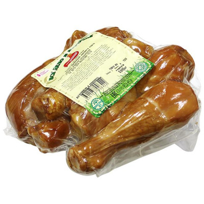 Голень из мяса цыплят-бройлера Турбаслинские Бройлеры копчёно-варёная высшего сорта