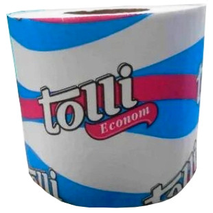 Бумага туалетная Tolli Econom 1шт без втулки