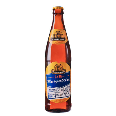 Пиво Balakovsky Pivovar Жигулевское светлое 4%, 500мл