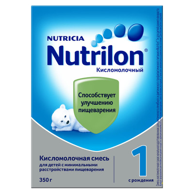 Смесь Nutrilon 1 кисломолочная сухая с раннего возраста, 350г