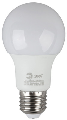 Лампа светодиодная Эра Eco SMD A55 E27 6W 827