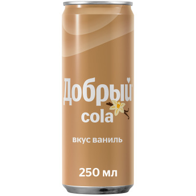 Напиток сильногазированный Добрый Cola Ваниль, 250мл