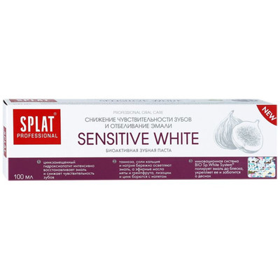 Зубная паста Splat Professional Sensitive White, 100мл