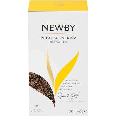 Чай Newby Гордость Африки пакетированный, 25х50г