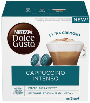 Кофе в капсулах Nescafé Dolce Gusto капучино Интенсо, 8x24г