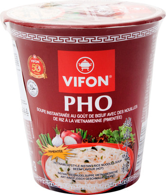 Лапша рисовая Vifon быстрого приготовления со вкусом говядины, 60г