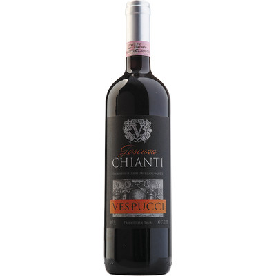 Вино Vespucci Chianti DOCG красное сухое 12.5%, 750мл