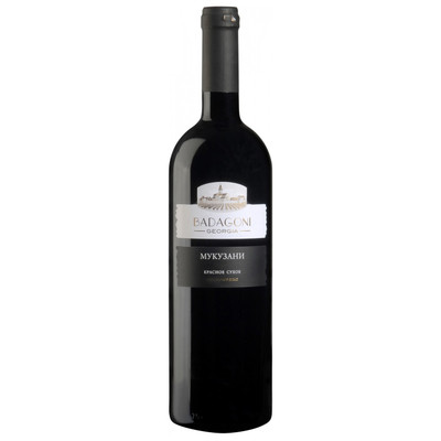 Вино Badagoni Мукузани красное сухое 13%, 750мл