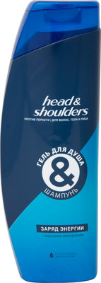 Гель-шампунь Head&Shoulders для душа Заряд энергии 2в1, 360мл