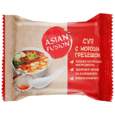 Суп Asian Fusion с морским гребешком быстрого приготовления, 12г