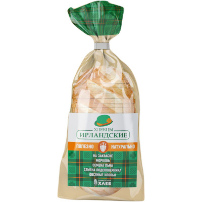 Хлебцы Зеленодольский Хлеб Ирландские в нарезке, 200г