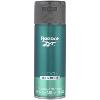 Дезодорант Reebok Cool Your Body спрей для тела для мужчин, 150мл