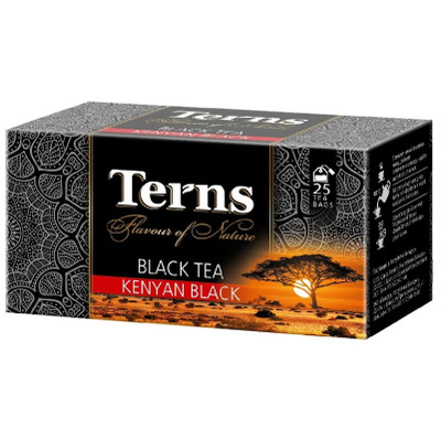 Чай Terns Kenyan Black кенийский черный байховый, 25х1,8г