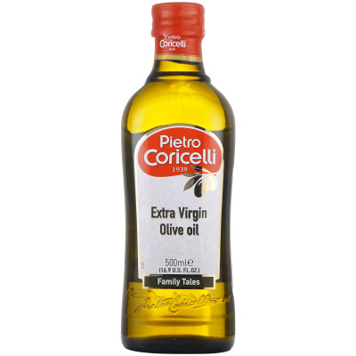 Масло оливковое Pietro Coricelli Extra Virgin Olive Oil нерафинированное высшей категории, 500мл