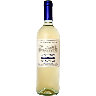 Вино Selection Celentano белое полусладкое 10.5%, 750мл