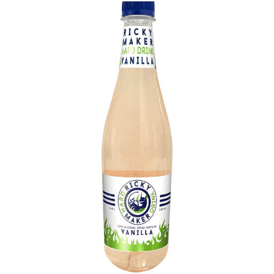Напиток Ricky Maker Vanilla слабоалкогольный газированный 7.2%, 450мл