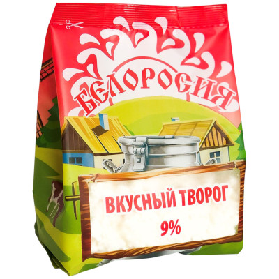 Творог Белоросия 9%, 400г