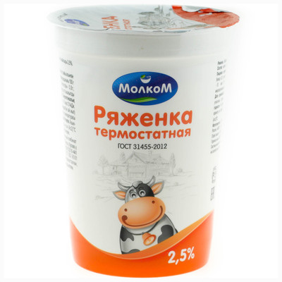 Ряженка Молком 2.5%, 450мл