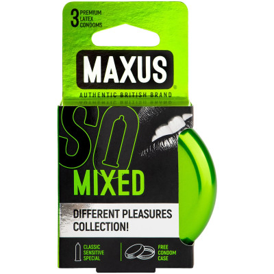 Презервативы Maxus Mixed, №3