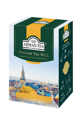 Чай Ahmad Tea чёрный бергамот, 200г