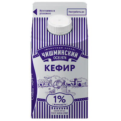 Кефир Чишминский Молочный Завод 1%, 500мл
